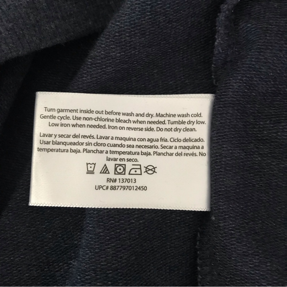 WILDFOX Good Vibes Crew Neck Sweatshirt Navy Blue - Picture 12 of 12